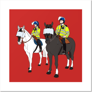London Metropolitan Horse Cops Posters and Art